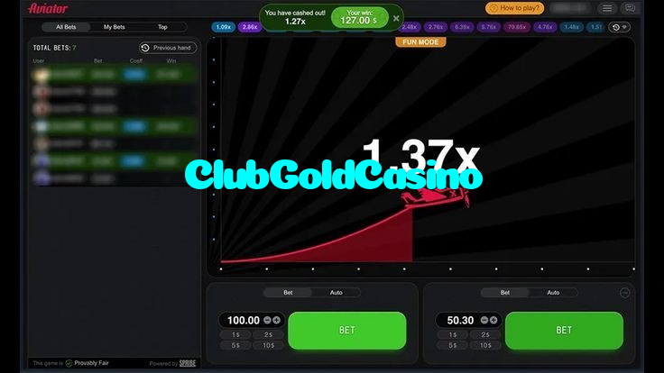 ClubGoldCasino casino presented on mobile device in Pakistan with slots and live games